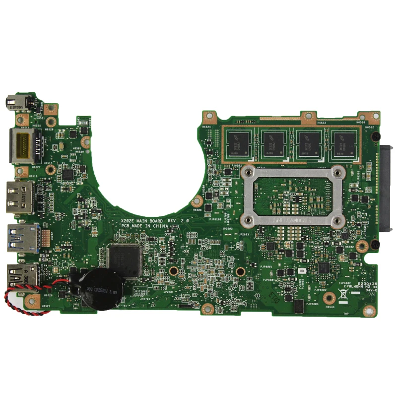 Для ASUS X202E Q200E материнская плата X201E X202E S200E 987/847 2G USB3.0 REV2.0 HD Графика установка для интеграционного тестирования ОК