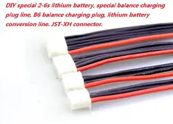 10 шт./лот 2 s 3 S 4S 5S 6s LiPo Батарея баланс Зарядное устройство разъем Line/провод/разъем 22AWG 100 мм JST-XH балансировочный кабель