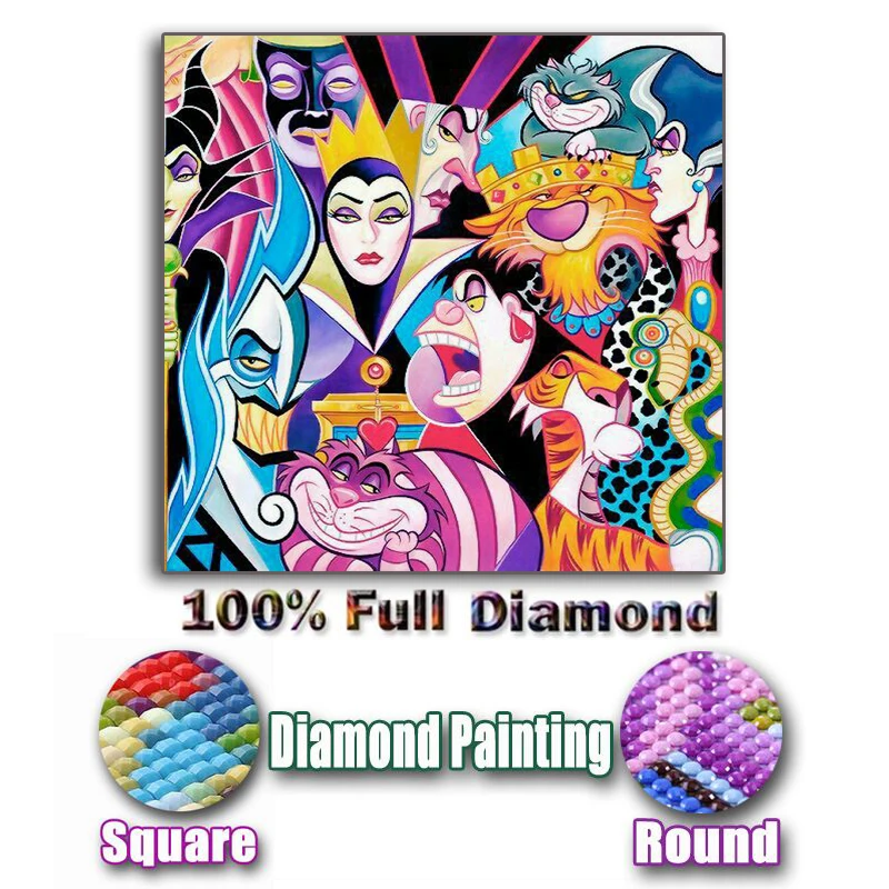 Полный квадратный/круглый дрель Алмазная вышивка персонажа из мультфильма party5D DIY алмазов картина вышивки крестом горный хрусталь мозаика