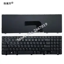 Новинка Клавиатура для ноутбука DELL Inspiron 15 3521 15R 5521 черный английский ноутбук клавиатура с каркасом для ноутбука