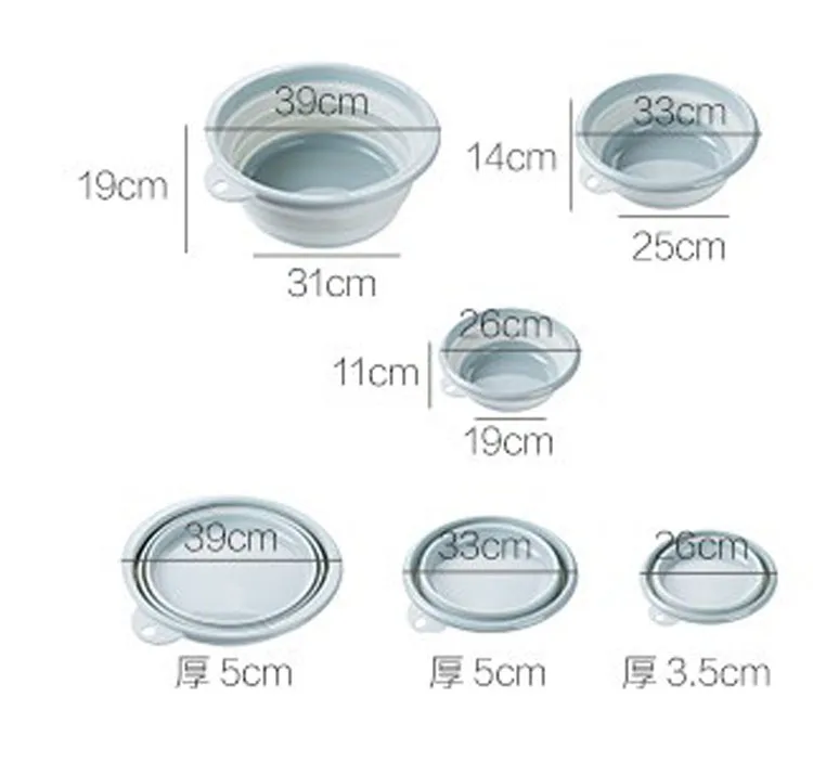 Портативный складной пластиковый ковш овощная миска для фруктов инструмент для мойки автомобилей туризма на открытом воздухе Рыбалка ведро кемпинг кухня чистящий инструмент