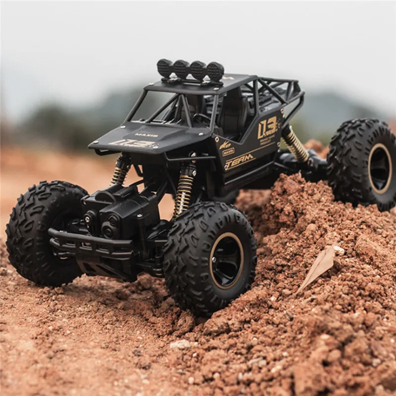 Oeak автомобиль 1/16 4WD Rock Crawlers вождение автомобиля двойные двигатели Bigfoot пульт