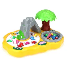 Магнитная eletric рыболовная игрушка один шт с Рокери дерево пруд игра для детей
