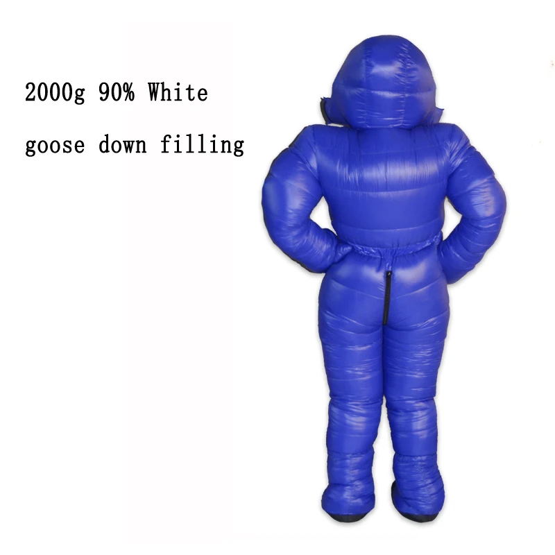 90 White Goose Down Filling 2000g Antarctic Arctic Expedition Special Use Down Jacket Winter