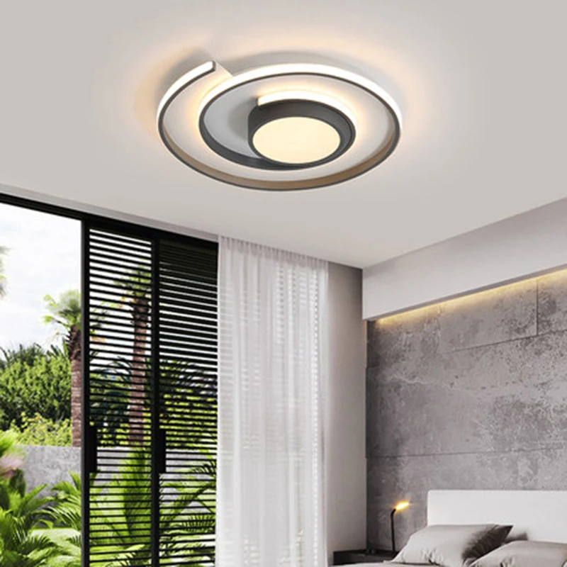 Современный светодиодный потолочный светильник, Декоративный Круглый светильник для спальни s для дома, дизайн, роскошный лобби, креативный потолочный светильник для бара отеля