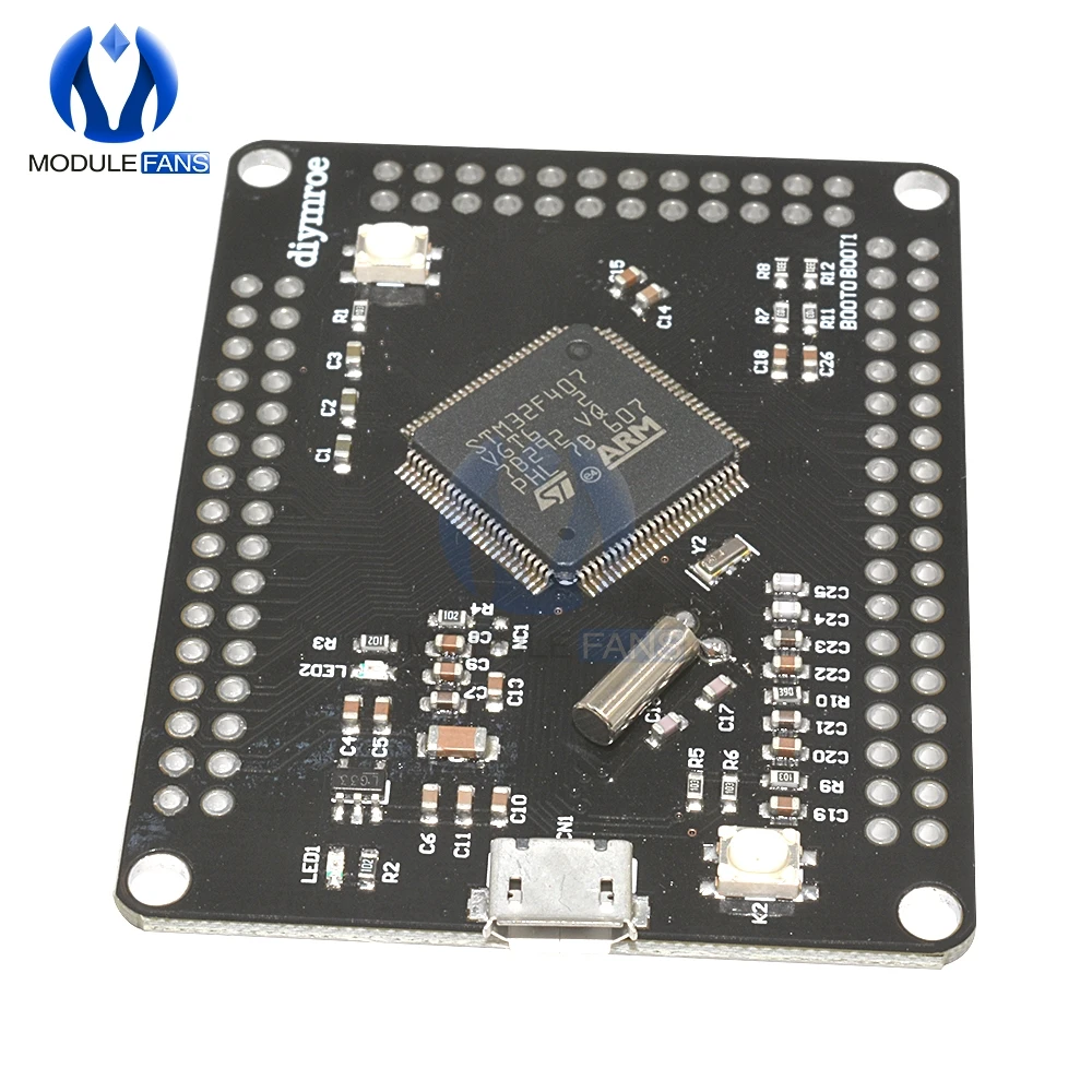 Плата разработки STM32F4 Discovery STM32F407VGT6 ARM Cortex M4 32bit MCU Core SPI I2C IIC UART ISC|development board|module i2carm