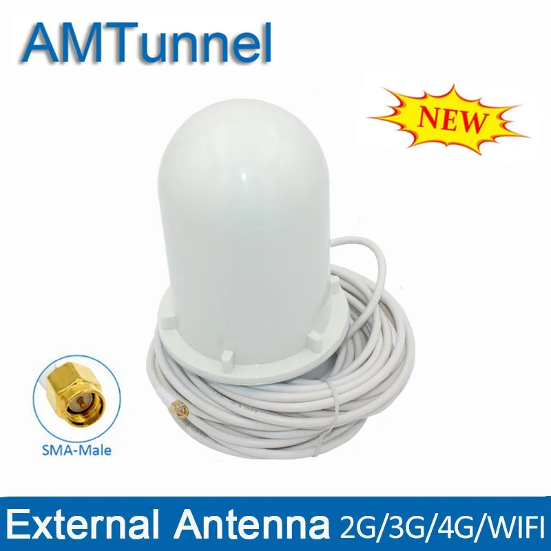 4G LTE антенна SMA мужской 3g внешняя антенна GSM dual band антенна 8dBi внешнего маршрутизатора антенны с кабелем 10 м 698 2700 мГц