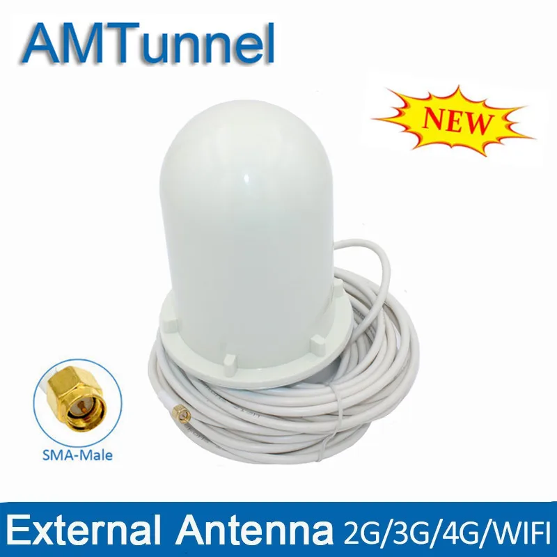 

4G LTE antenna SMA male 3G outdoor antenna GSM dual band antenna 8dBi external router antenna with 10m cable 698 2700MHz