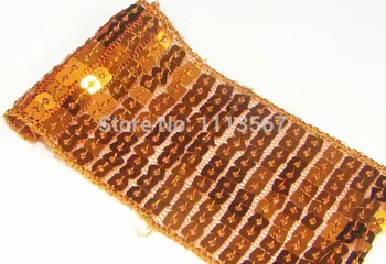 

Wholesale 30yards 11 Lines Orange Glitter Craft Hand Trim Ribbon Sequin Trim Beaded Lace Trim Sewing Trim T93