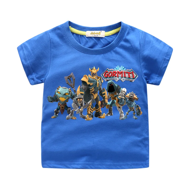 Hot Games Gormiti Tshirts Costume Kids Clothing Children Summer Short Sleeve O-Neck T-shirts Clothing Boys Girls Tee Tops WJ199 (3)