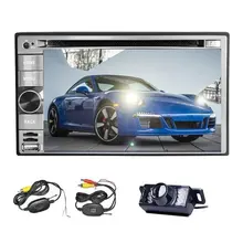 Wireless Camera included 2 din car stereo bluetooth car DVD CD player 6.2″ touch screen AM FM RADIO USB SD mp3 car monitor