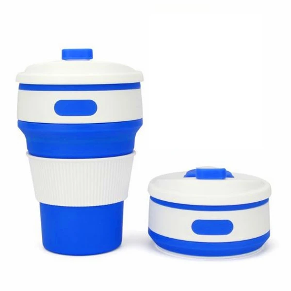 Buy Folding Silicone Portable Coffee Cup Travel