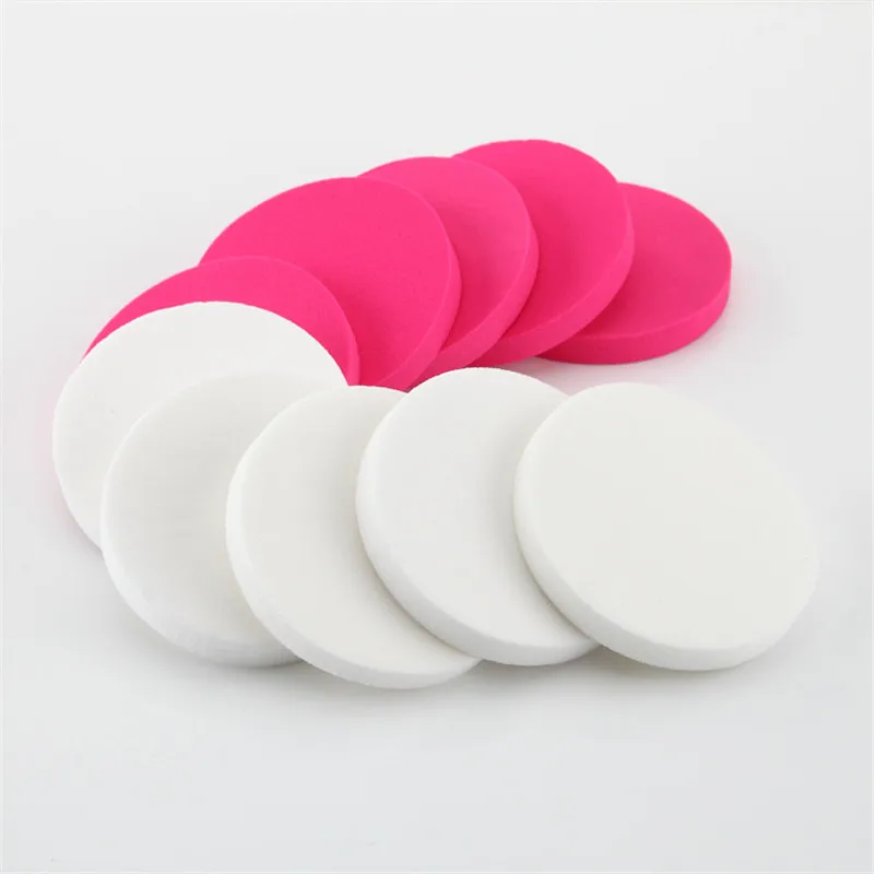 

Flezea 10pcs Makeup Foundation Sponge Cosmetic Puff Flawless Powder Smooth Beauty Makeup Sponge Beauty Tools Round 2 Color Puff