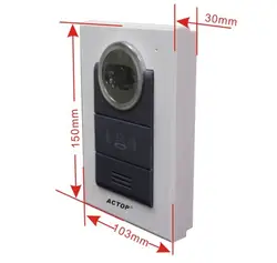 316 + 210 Прямая Фабрика проводной видео телефон двери 7 дюймов TFT Большой HD экран дверной звонок Домофон домашняя система безопасности для