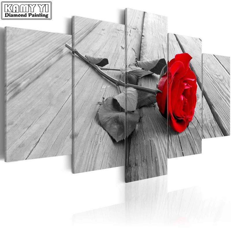 

full square drill Diamond embroidery Withered rose 5D DIY diamond painting Cross Stitch Multi-picture home decoration