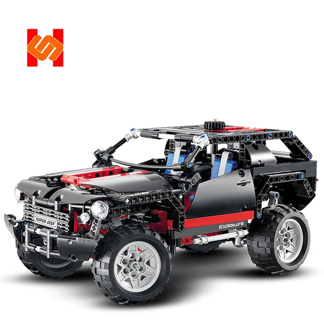 

Land Cruiser LC200 decool 3341 Original Blocks brain game SUV Assembling toys self-locking bricks Car model