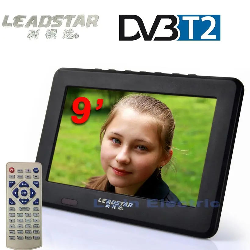 LEADSTAR 9 дюймовый цифровой ТВ аналоговый телевизор USB TF карта MP5 плеер HD TV AV вход