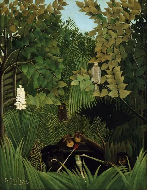free shipping Rousseau works forest trees landscape canvas prints oil painting printed on wall art decoration picture | Дом и сад