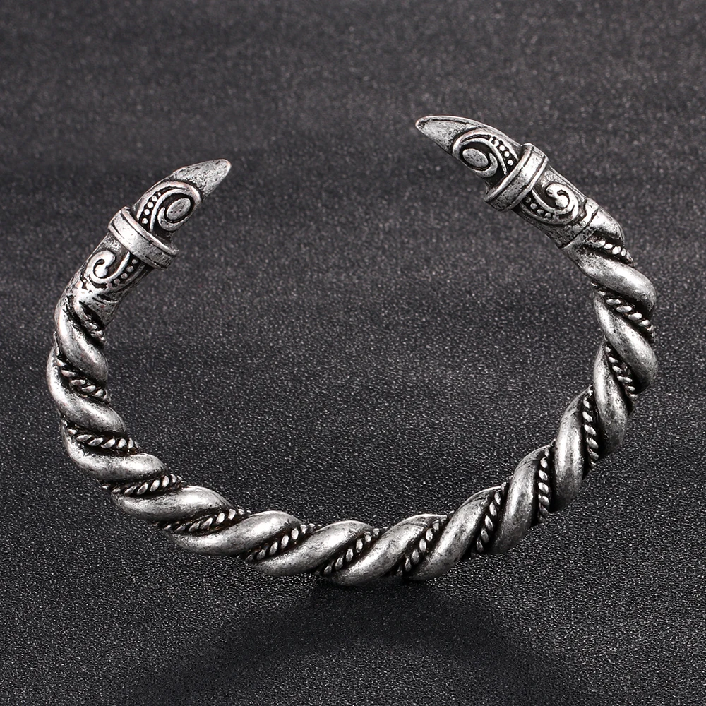 Браслет для мужчин античное серебро ручной работы витой браслет|arm ring|men banglearm jewelry