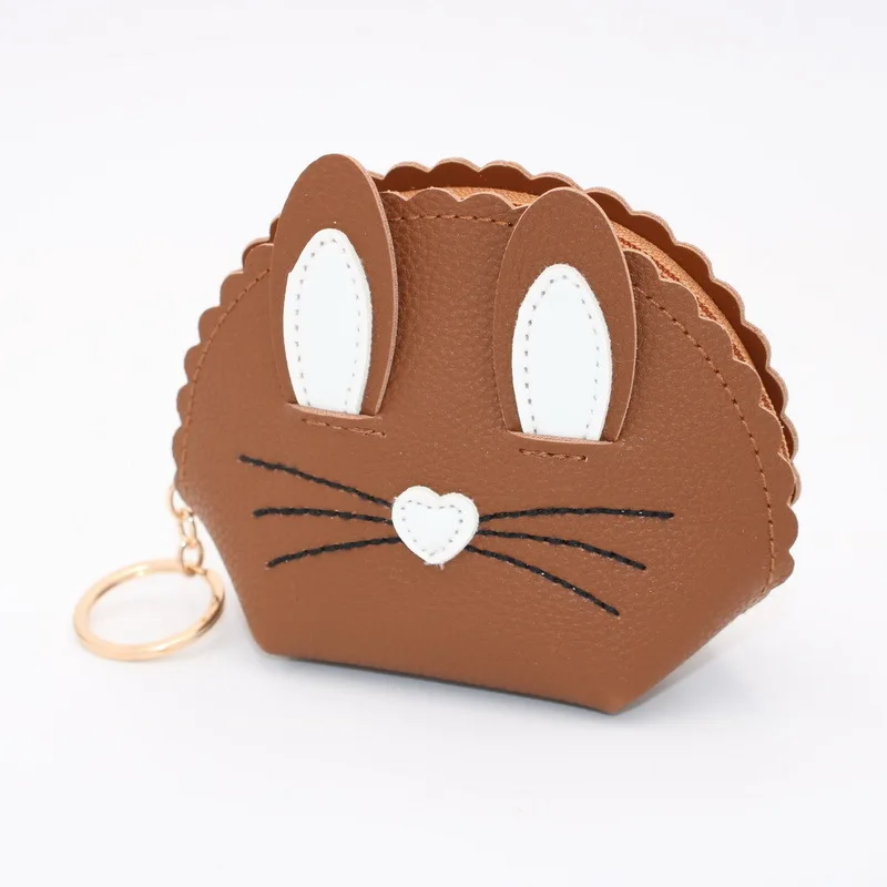 

Women Wallet PU Leather Cartoon Rabbit Hand Holding Purse Credit Card Holder Organizer MUG88