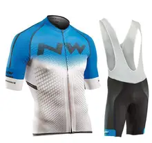 

NW 2018 New Cycling Jersey Short Sleeve Summer Breathable bib shorts Bicycle Clothes Quick Dry Roupa Ciclismo Maillot