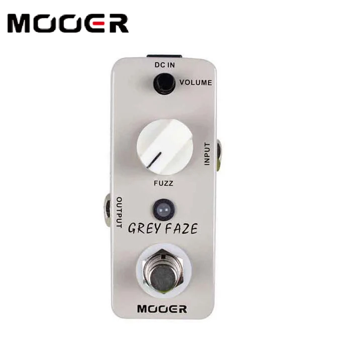 MOOER серая Faze Fuzz винтажная Педаль звуковых эффектов для гитары