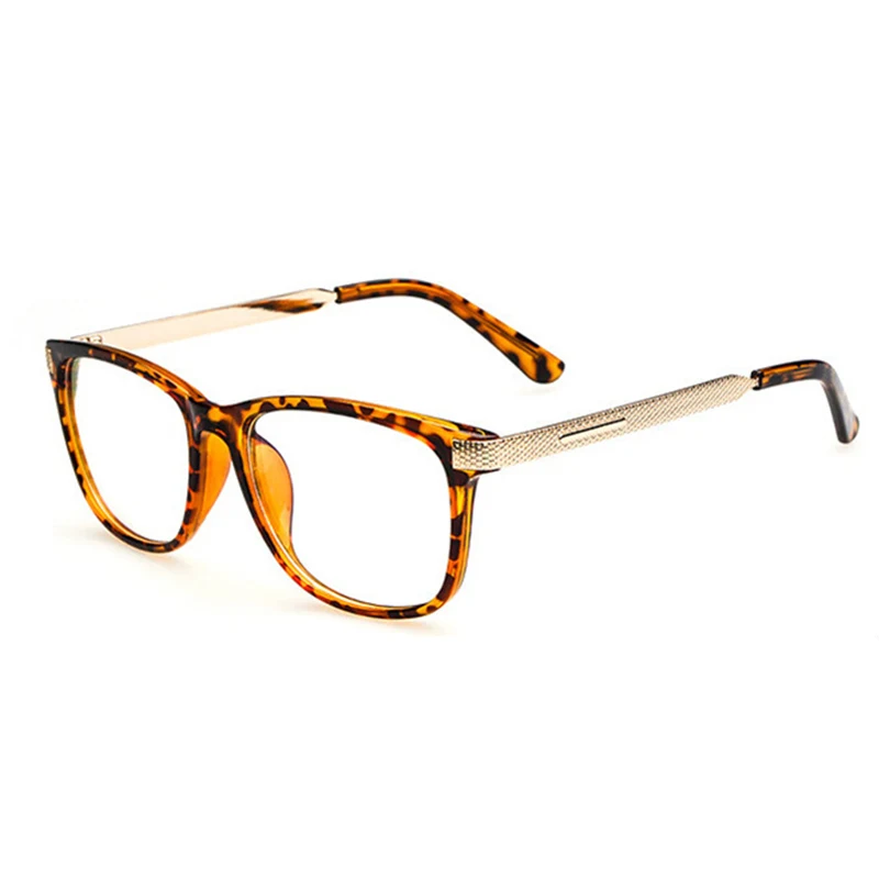 Leopard KOTTDO, модные крутые очки для женщин, Ретро стиль, для чтения, близорукость, оправа для очков, Мужские квадратные очки, оптические прозрачные очки - Цвет оправы: Leopard