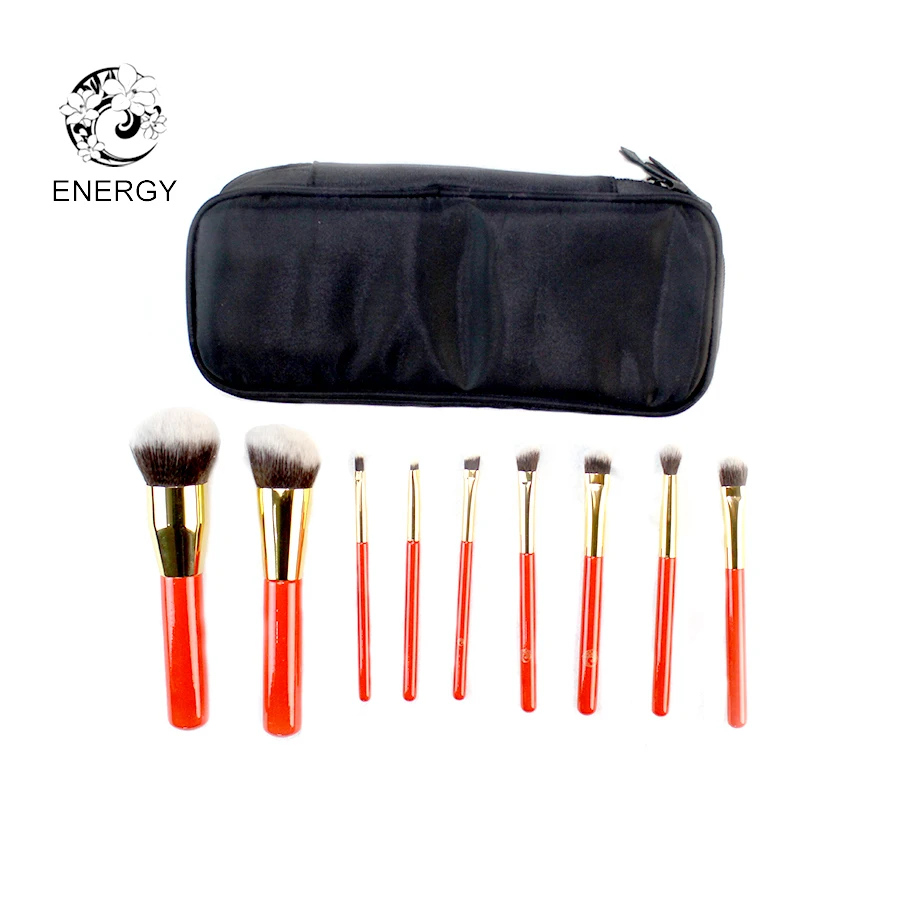 

ENERGY Brand Professional 9pcs Makeup Brushes Make Up Brush Set Brochas Maquillaje Pinceaux Maquillage Pincel Maquiagem B09WW