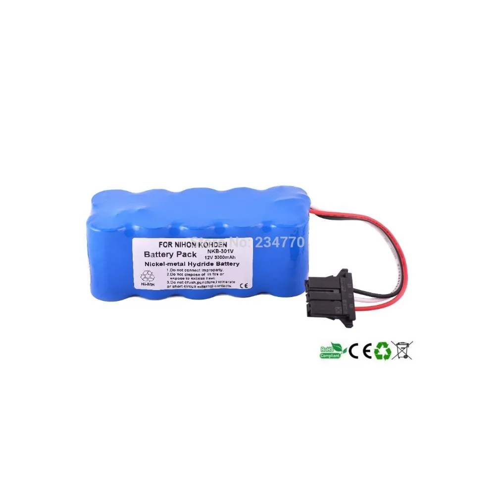 

Replacement for Nihon Kohden Defibrillator TEC-5500 TEC-5521 TEC-5521CTEC-5521E TEC-5521K TEC-5531 TEC-5531E Medical batteries