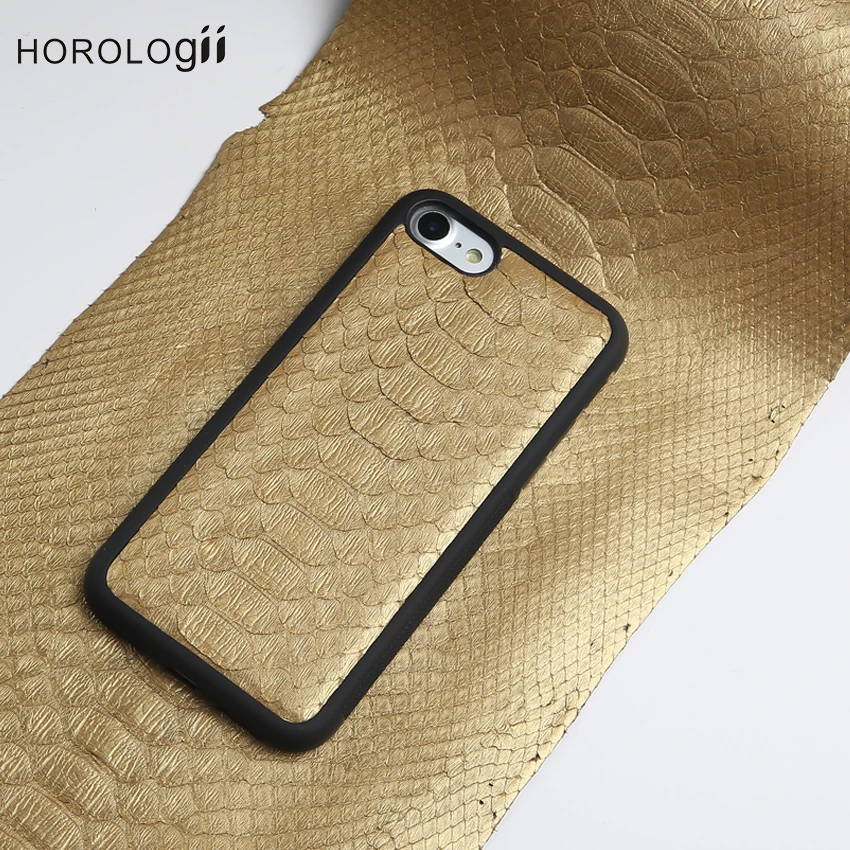 Horologii Golden Color Snake Mobile Phone Cover For Apple Iphone 11 12 Pro Max Case 7 8 Plus Xs Max XR Dropship