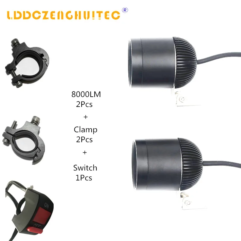 

LDDCZENGHUITEC Motorcycle led , motorcycle accessory , for car and motorcycle 40W 8000LM
