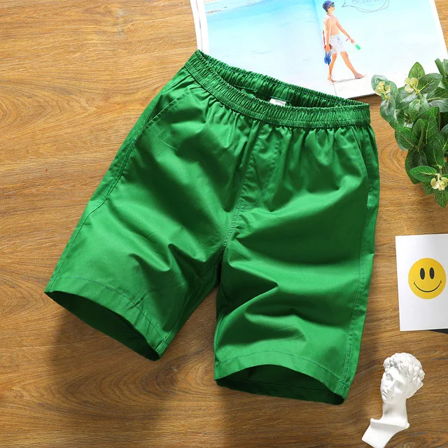 Fashion Summer Cargo Shorts Men Cotton Joggers Casual Short Home Sport Patchwork Pink Red Orange Mid Red Loose Street Wear M