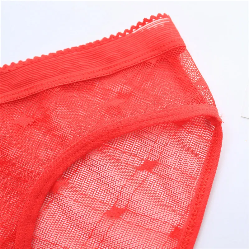 Sexy Seamless Briefs Transparent Women Underwear Panties Ultra-thin Women Briefs Lace Sexy Panty Cotton Underpants Plus Size 39 (10)