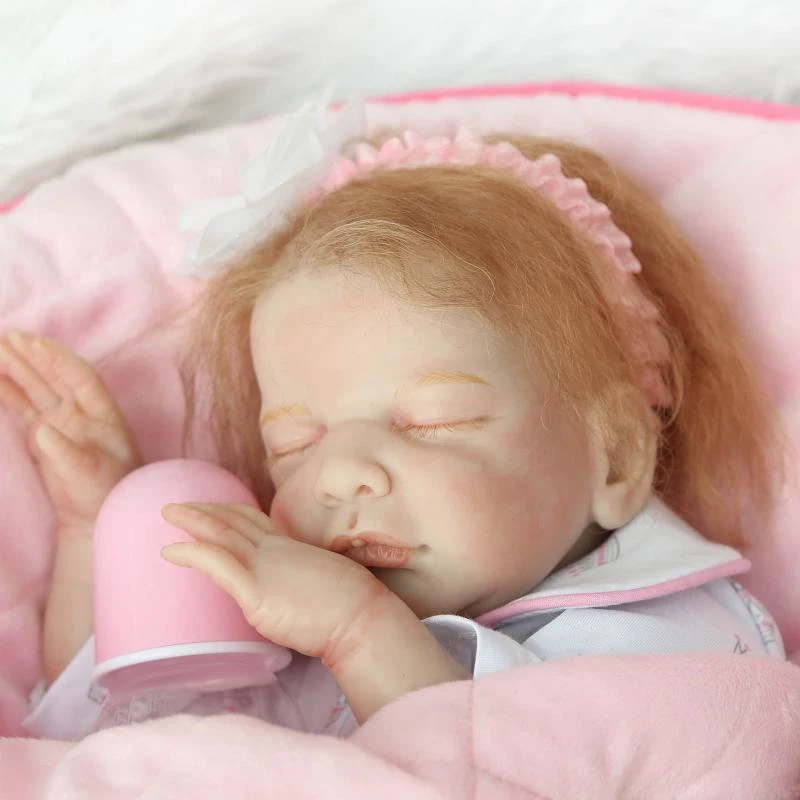 50 см Новая мохеровая мягкая силиконовая кукла Reborn Baby Doll реалистичные игрушки для