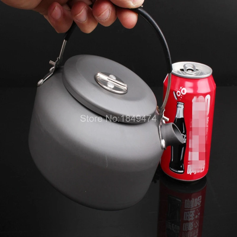 

Alocs CW-K02 0.8L Aluminum Alloy Outdoor Teapot Kettle Coffee Pot Camping Equipment Cookware Portable Camp Cooker