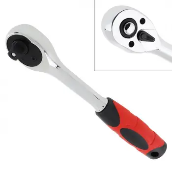 

3 / 8" Steel Tiger Wrenches Quick Steel Ratchet Wrench with 72 Teeth Universal Vehicle Socket Wrench for Repairing Tool