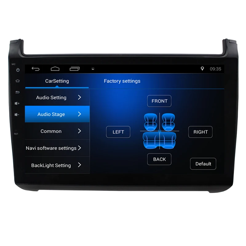 Cheap 9" Quad core Car radio for VW POLO 2011 android 8.1 car DVD player with WiFi steering wheel control Bluetooth RDS 5