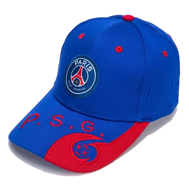

Paris Saint-Germain Blue/Red F.C Embroidered Outdooors Adjustable Men's Baseball Cap For Soccer Fans
