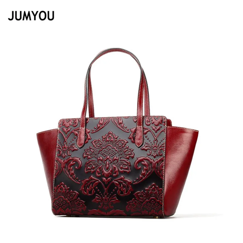 

Genuine Leather Bags Women Handbags Womens Crossbody Bags Female Chinese Style Real Leather Messenger Bags Ladies Sac A Main