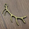 WYSIWYG 2pcs 67x34mm Deer Antlers Charm Pendants For Jewelry Making Antlers Pendants Charm Christmas Antlers ► Photo 3/6