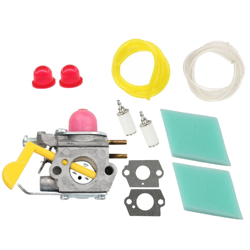 

For Poulan Featherlite sst25 Carburetor Kit Fl20 fl23 Fl26 fx26s mx550 Fuel pipes