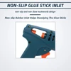 60W 100W EU US Plug Hot Melt Glue Gun Pure Copper Nozzles with Power Switch 5 Glue Sticks 11mm House Power Tool Home DIY Craft ► Photo 3/6
