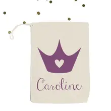 Пользовательские Корона принцесса или принц день рождения, детский душ подарок на свадьбу сумки похмелья выживания комплект вечерние мешки для конфет