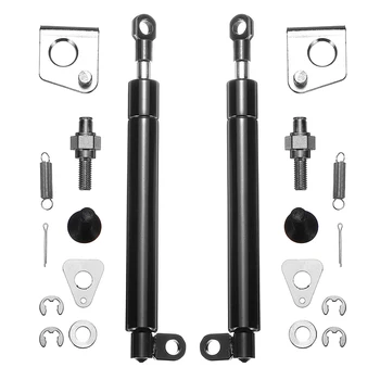 

2pcs 195mm Car Rear Tailgate Slow Down Lift Strut Kit Black For Ford Ranger T6 2012-2016 Auto Rear Tailgate Slow Down Strut