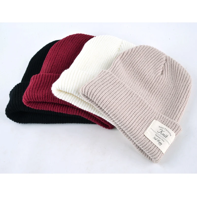 Женская вязаная шапка skullies Повседневная теплая gorro bone 2017|beanie hats for women|knit beanie hatbeanie