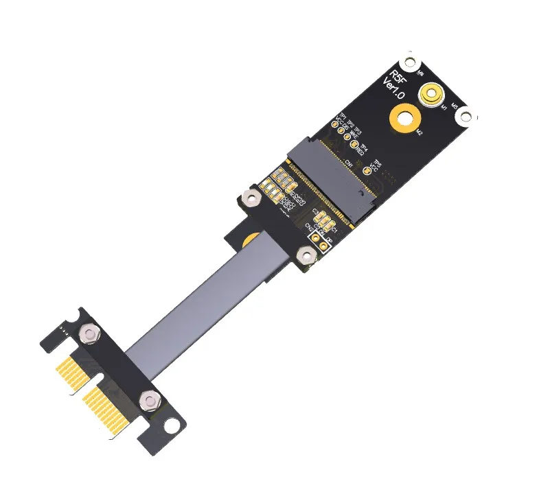 Удлинитель WiFi Для PCIe x1 M.2 A.E. key адаптер Riser Gen3.0 беспроводная сетевая карта