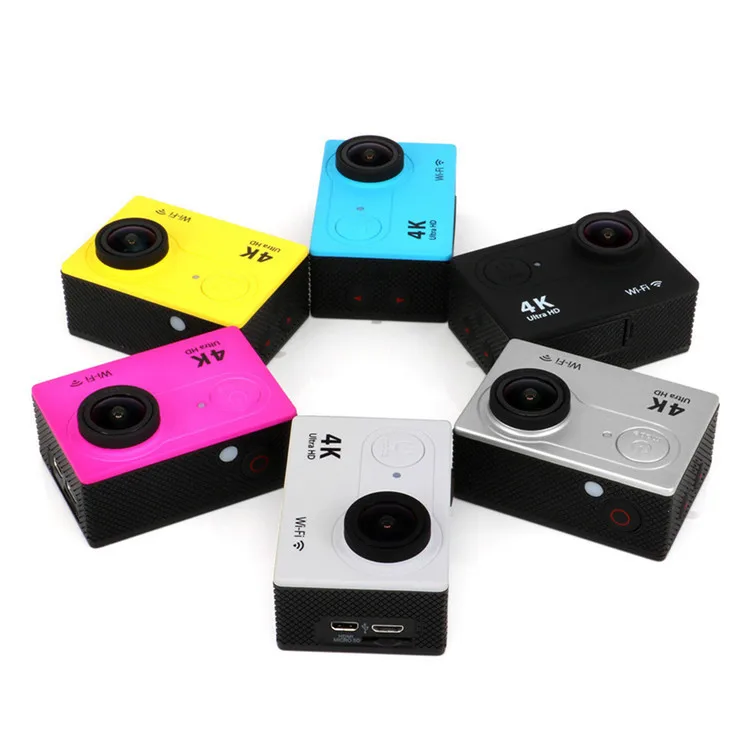 Экшн-камера Ultra HD 4 K, Wi-Fi, 2,0 дюйма, 170 градусов, 30 м, для подводной съемки, водонепроницаемая, профессиональная камера на шлем, Спортивная камера с дистанционным управлением