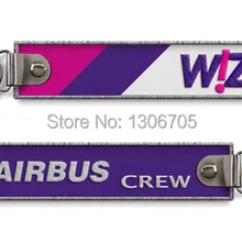 Wizzair Airbus экипажа вышитые брелки