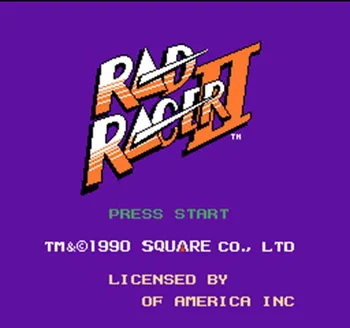 

Rad Racer 2 Region Free 8 Bit Game Card For 72 Pin Video Game Player