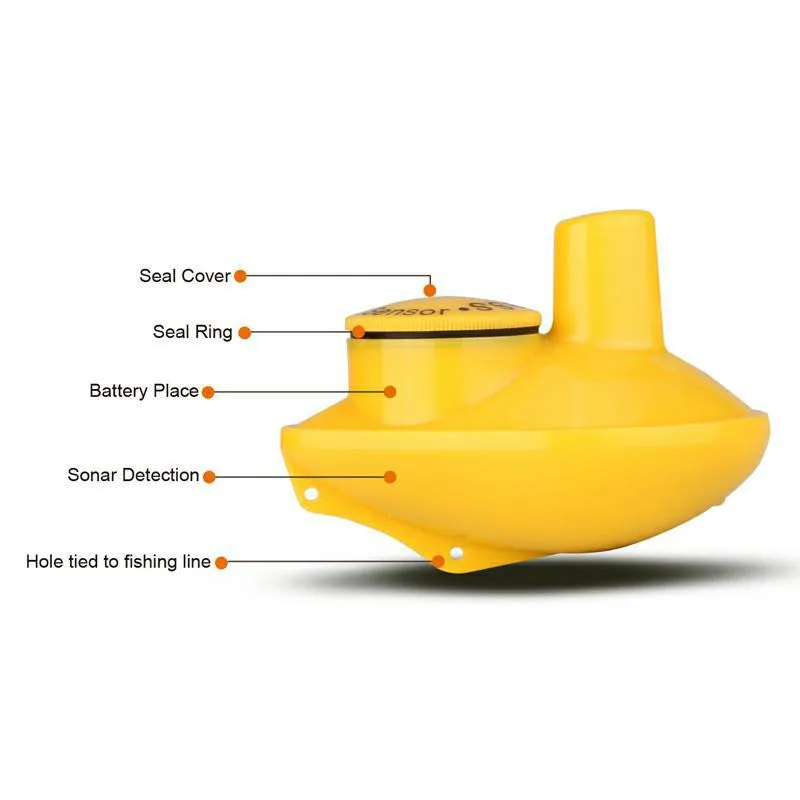 Цветной глубинный рыболокатор монитор Водонепроницаемый Sonar сенсор портативный